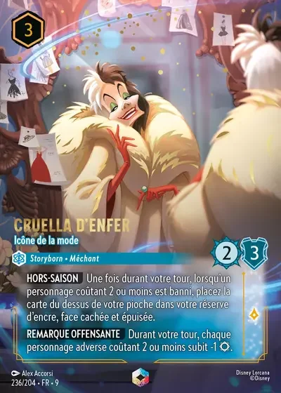 Cruella Denfer Icone De La Mode