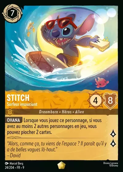 Stitch Surfeur Insouciant