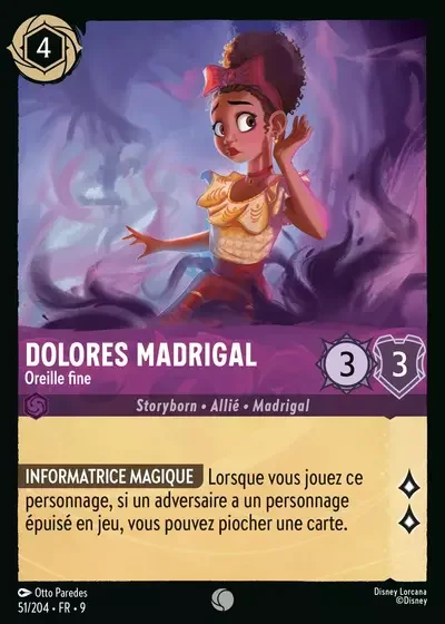 Dolores Madrigal Oreille Fine