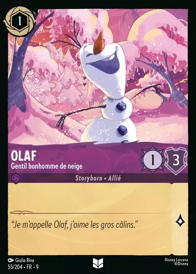 Olaf Gentil Bonhomme De Neige