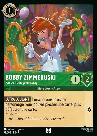 Bobby Zimmeruski Fan De Fromage En Spray