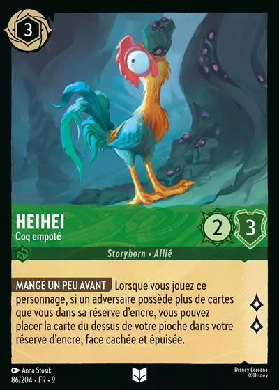Heihei Coq Empote
