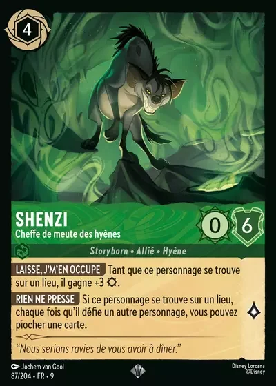 Shenzi Cheffe De Meute Des Hyenes