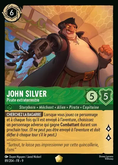 John Silver Pirate Extraterrestre