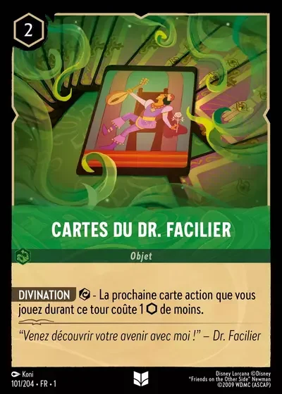 Cartes Du Docteur Facilier