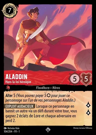 Aladdin Hors La Loi Heroique