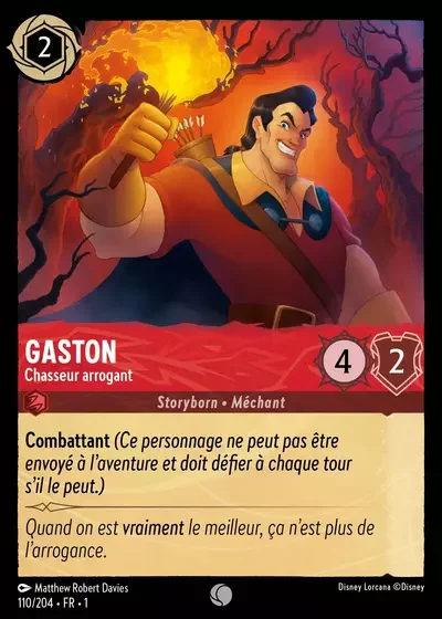 Gaston Chasseur Arrogant