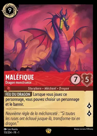 Malefique Dragon Monstrueux