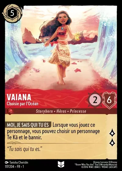 Vaiana Choisie Par L Ocean