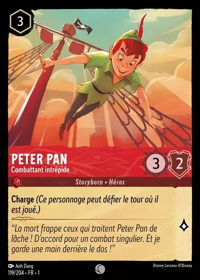 Peter Pan Combattant Intrepide