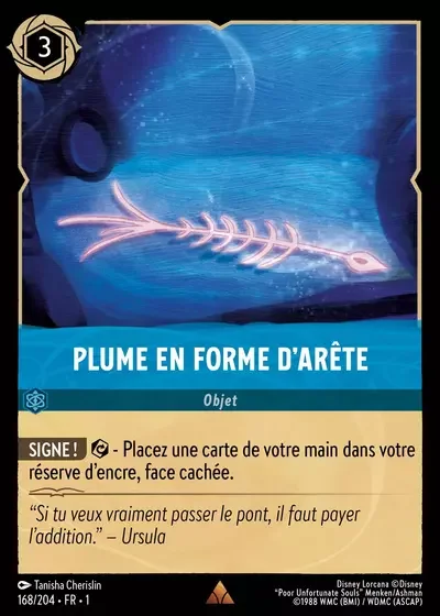 Plume En Forme D Arete