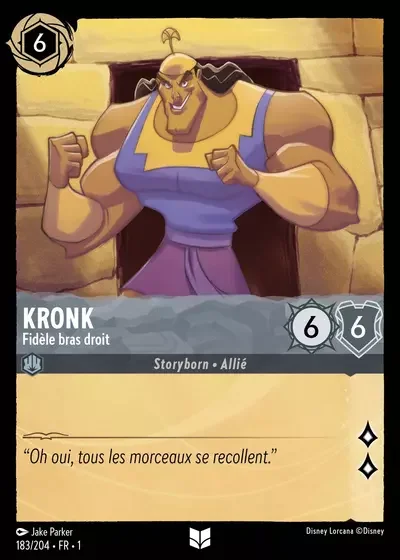 Kronk Fidele Bras Droit