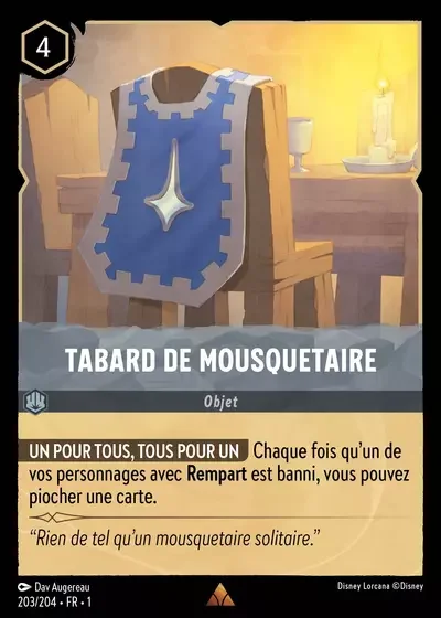 Tabard De Mousquetaire