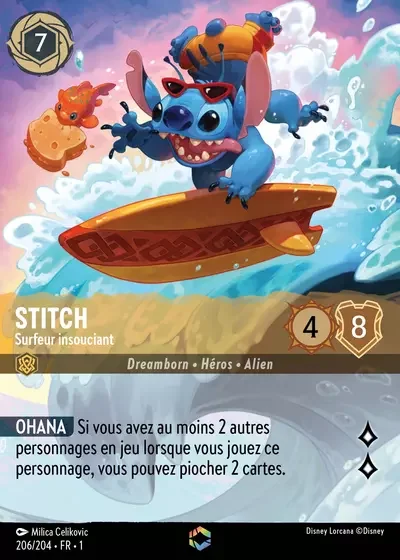 Stitch Surfeur Insouciant