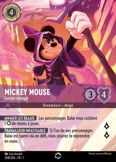 Mickey Mouse Sorcier Renegat