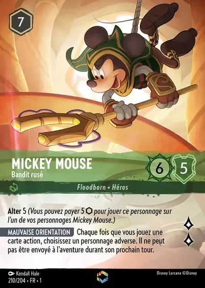Mickey Mouse Bandit Ruse