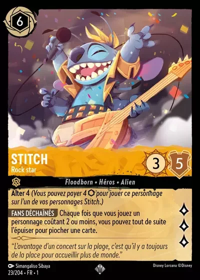 Stitch Rock Star