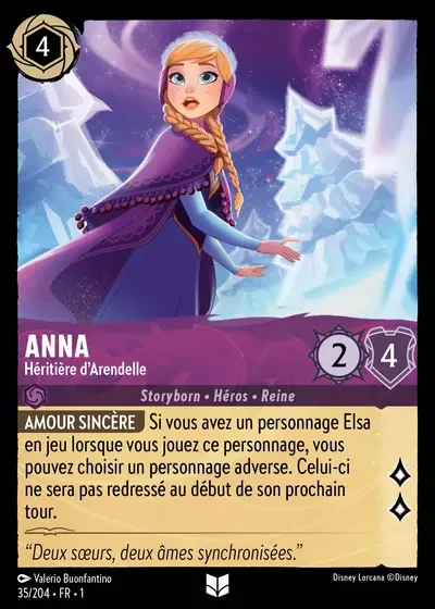 Anna Heritiere D Arendelle