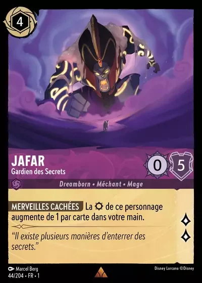Jafar Gardien Des Secrets