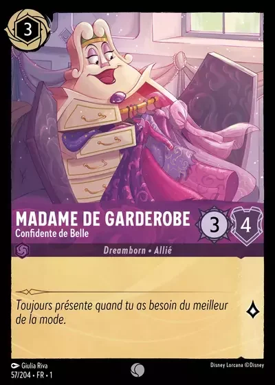 Madame De Garderobe Confidente De Belle