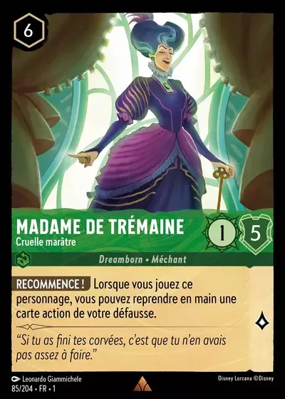 Madame De Tremaine Cruelle Maratre