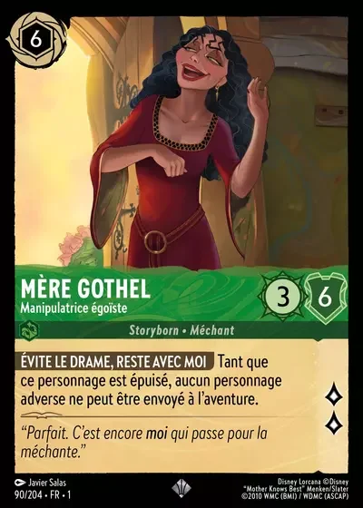 Mere Gothel Manipulatrice Egoiste