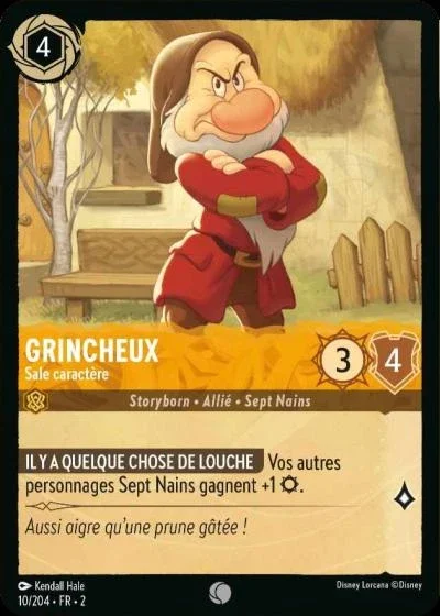 Grincheux Sale Caractere