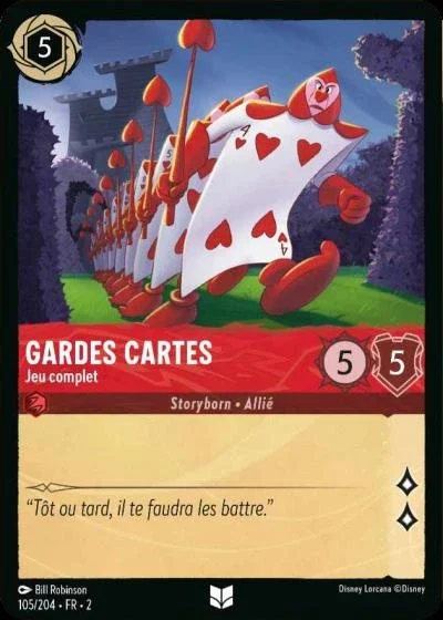 Gardes Cartes Jeu Complet