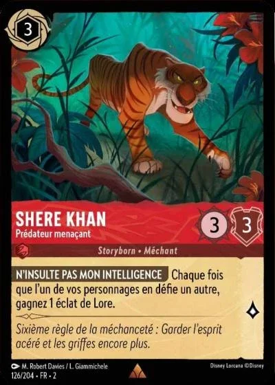 Shere Khan Predateur Menacant