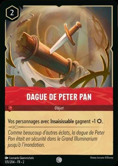 Dague De Peter Pan
