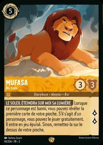 Mufasa Roi Trahi