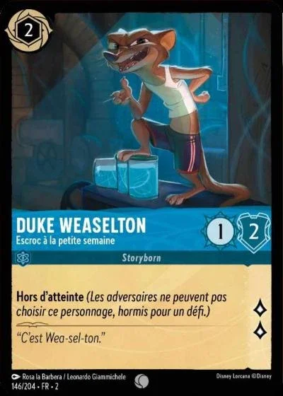 Duke Weaselton Escroc A La Petite Semaine