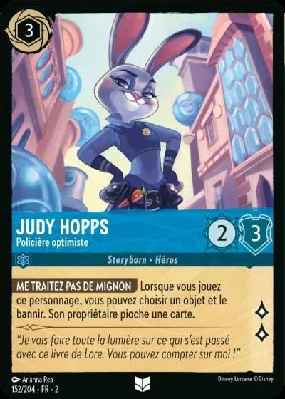 Judy Hopps Policiere Optimiste