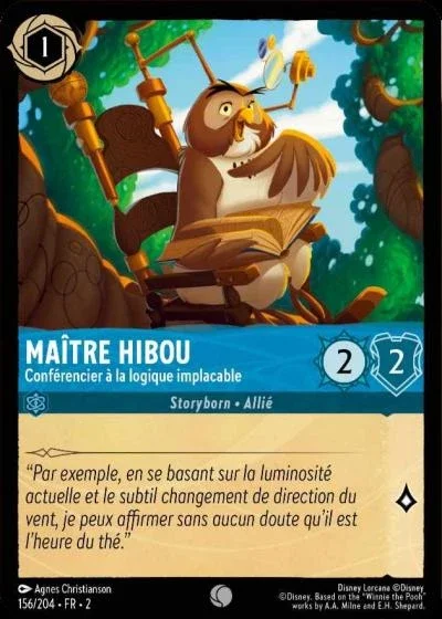 Maitre Hibou Conferencier A La Logique Implacable