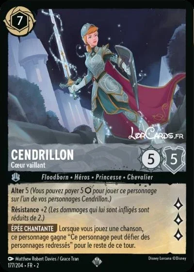 Cendrillon Coeur Vaillant
