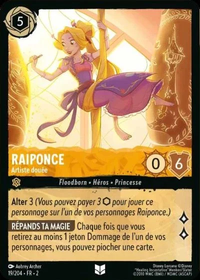 Raiponce Artiste Douee
