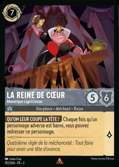 La Reine De Coeur Monarque Capricieuse