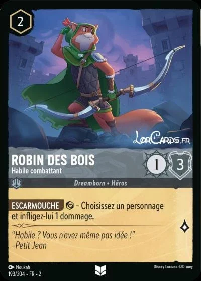 Robin Des Bois Habile Combattant