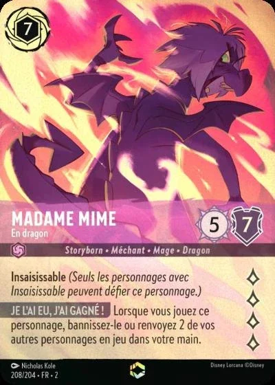 Enchanted Madame Mime En Dragon