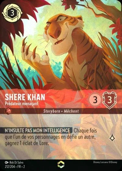 Enchanted Shere Khan Predateur Menacant
