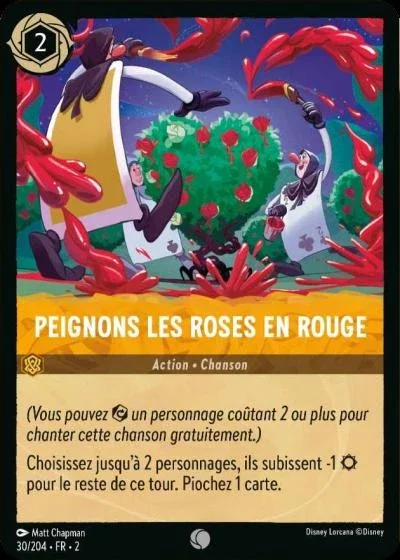 Peignons Les Roses En Rouge