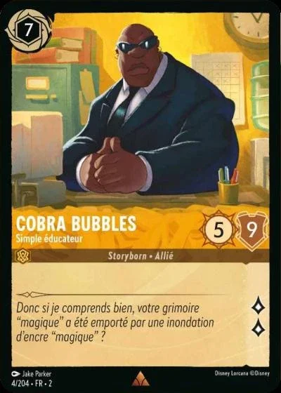 Cobra Bubbles Simple Educateur