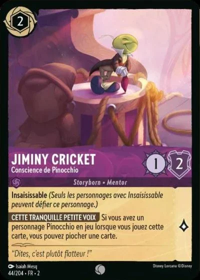Jiminy Cricket Conscience De Pinocchio