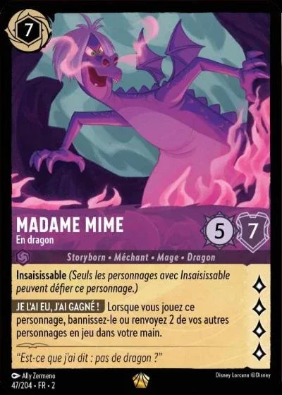 Madame Mime En Dragon