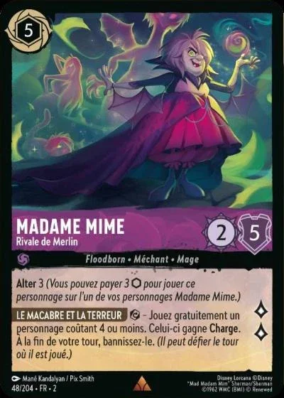 Madame Mime Rivale De Merlin