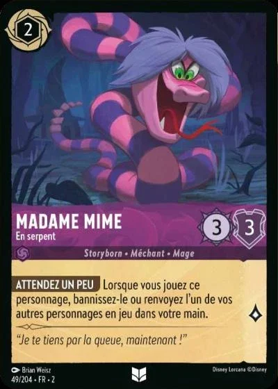 Madame Mime En Serpent