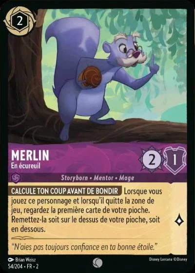 Merlin En Ecureuil