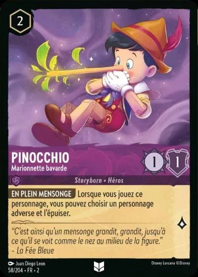 Pinocchio Marionnette Bavarde