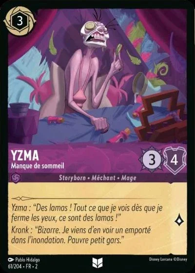 Yzma Manque De Sommeil