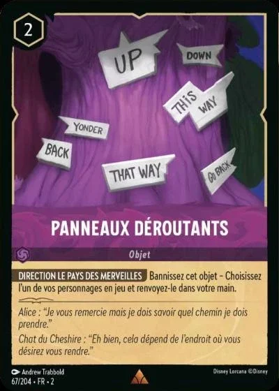 Panneaux Deroutants